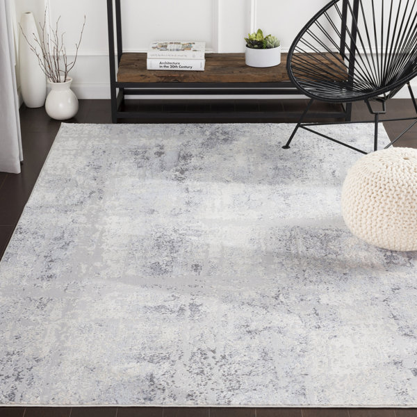 Greyleigh™ Framingham Abstract Area Rug in Gray & Reviews Wayfair